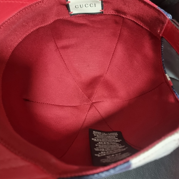 Red, Blue and White Gucci Hat Small (57) - Picture 7 of 7